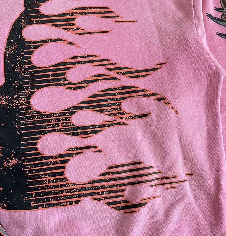 Hell$tar Studios brainwashed hoodie with brain Pink