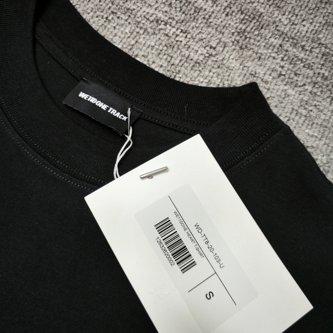 WE11D0NETRACK  New Colorful Hand-Painted Graffiti T-Shirt