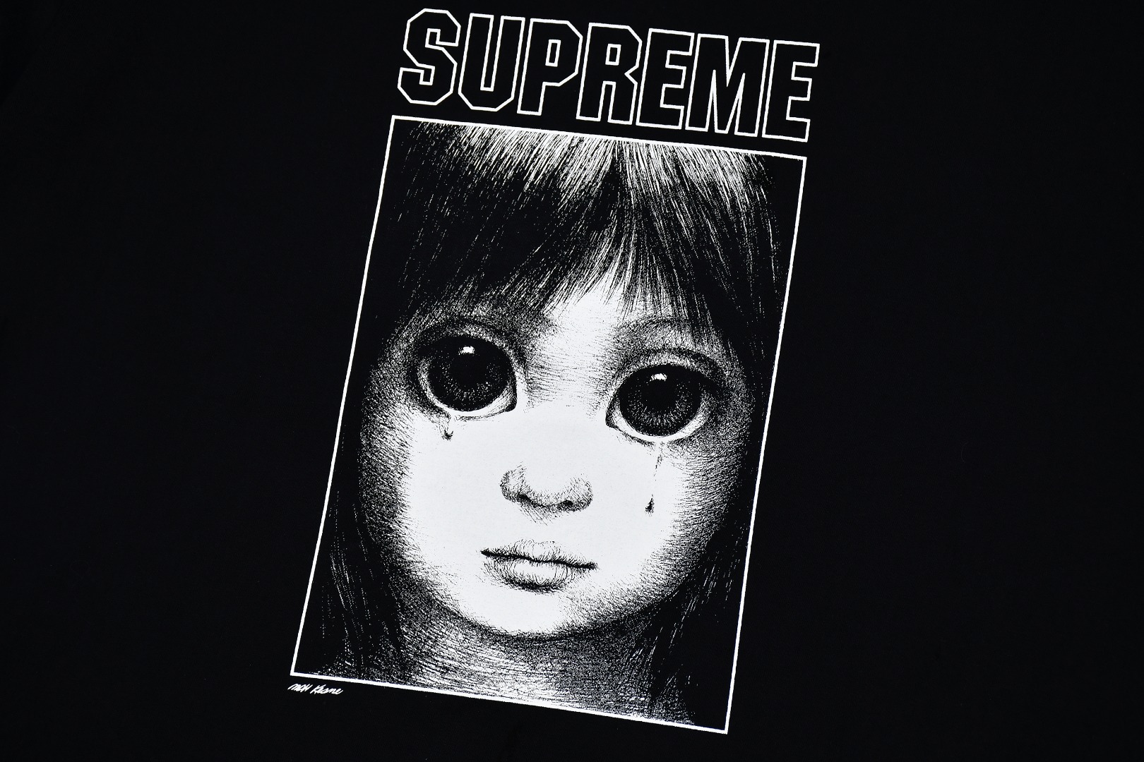 Suprem3 Margaret Keane Teardrop Tee 'White'
