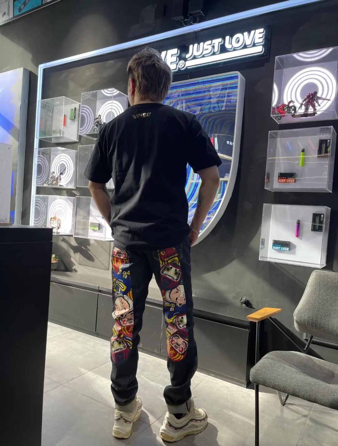 Evisu  unpredictable Dharma denim pants