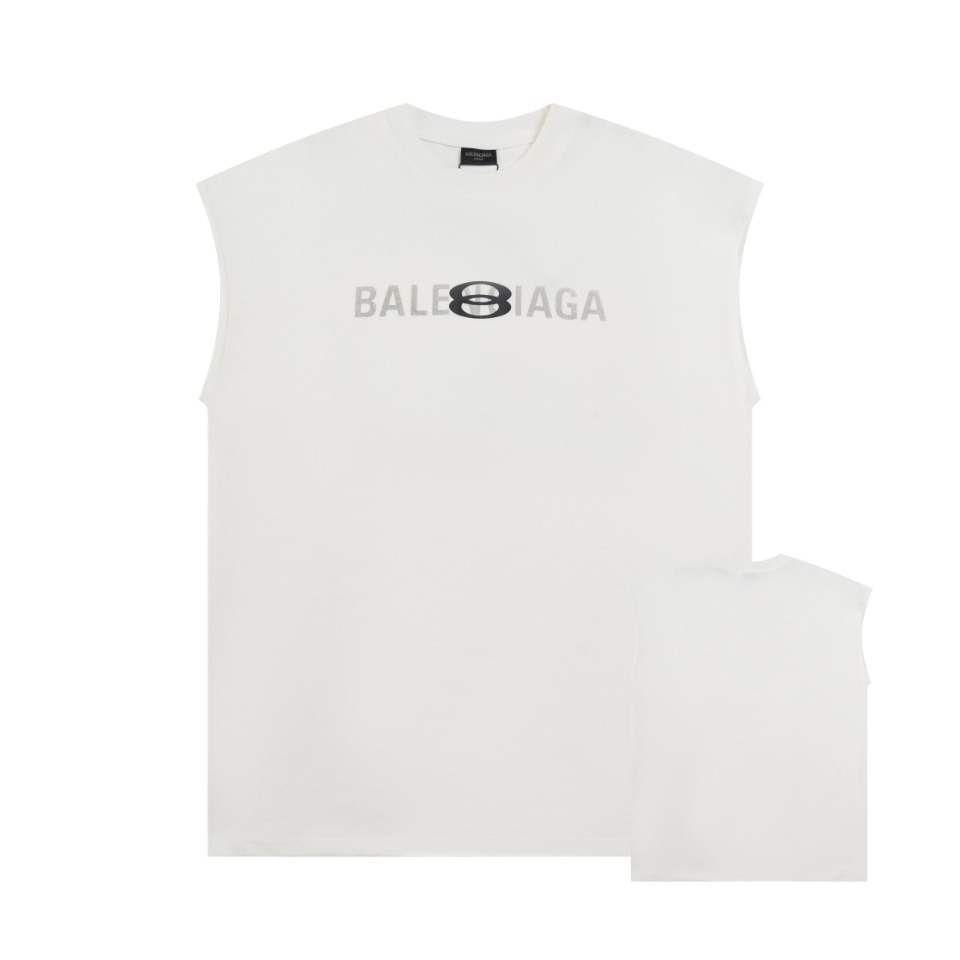 Balancig* Double ring see-through logo vest 2024