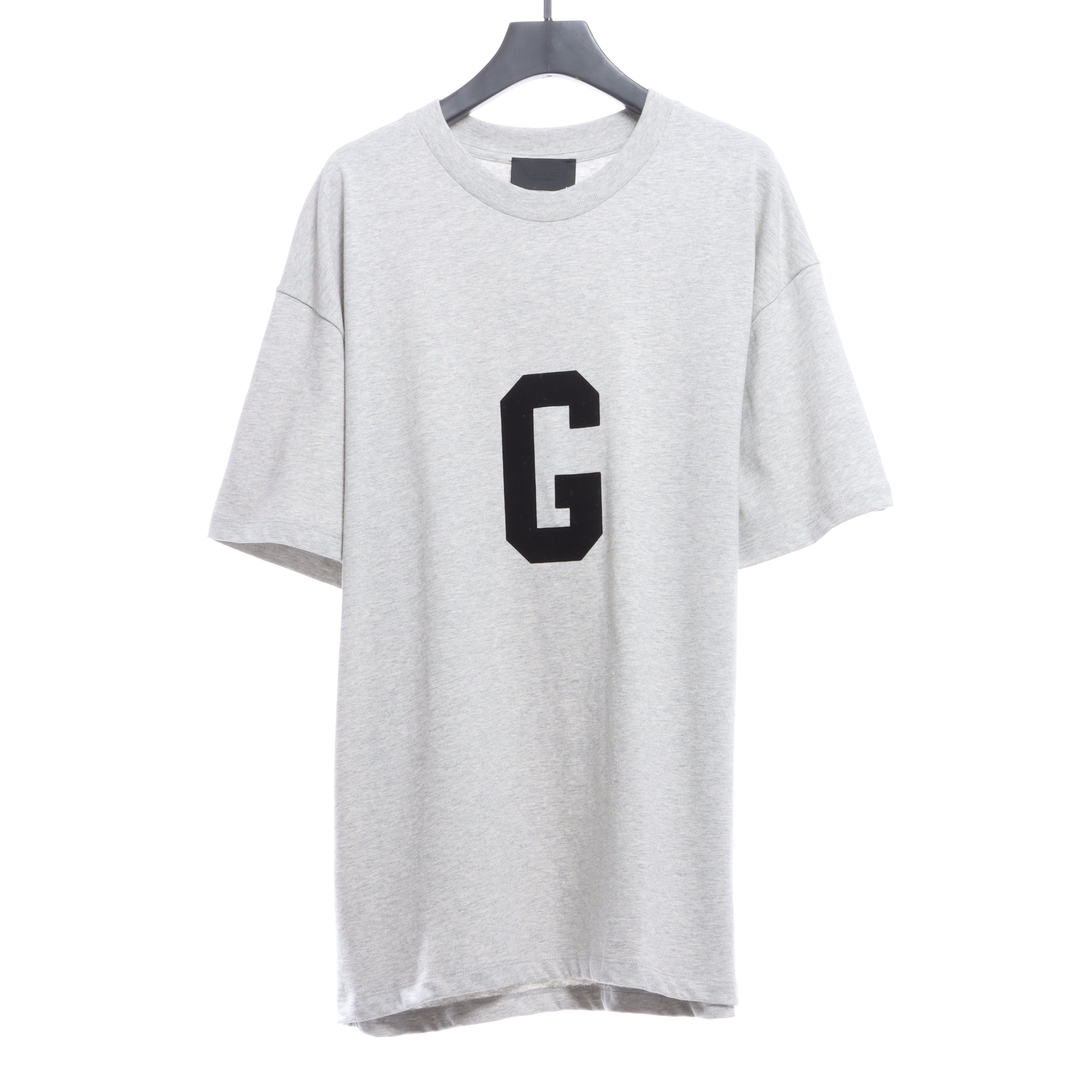 FEAR OF GOD season seven main line flocking big G letter short-sleeved T-shirt