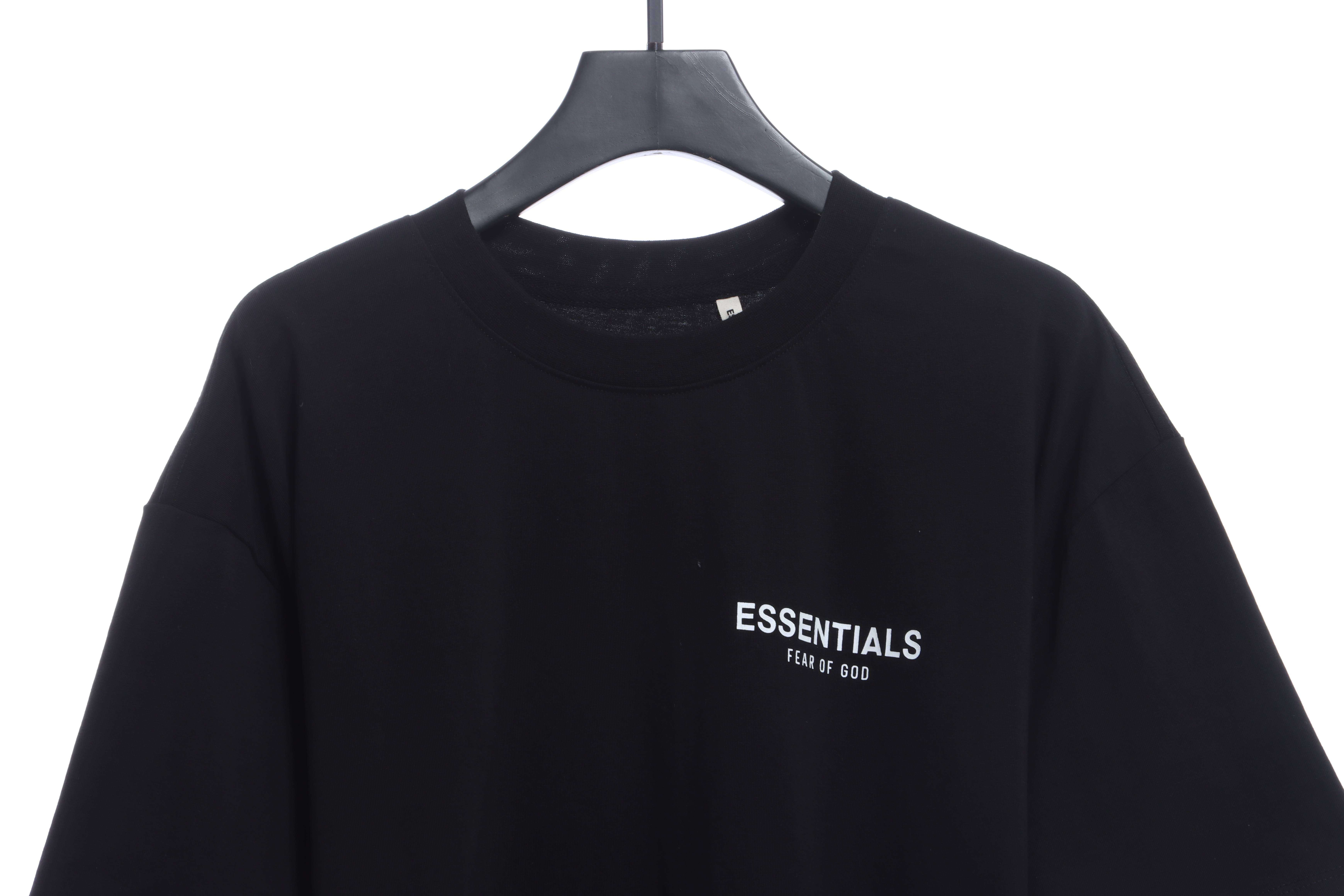 Fear of god  Essentials back five-pointed star print short-sleeved T-shirt