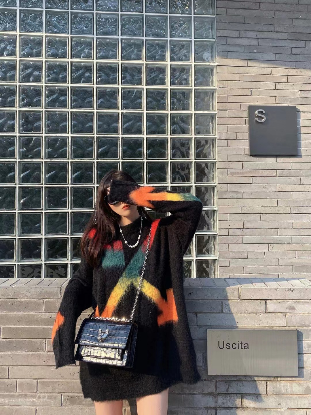 OFF WHITE Mohair Sweater