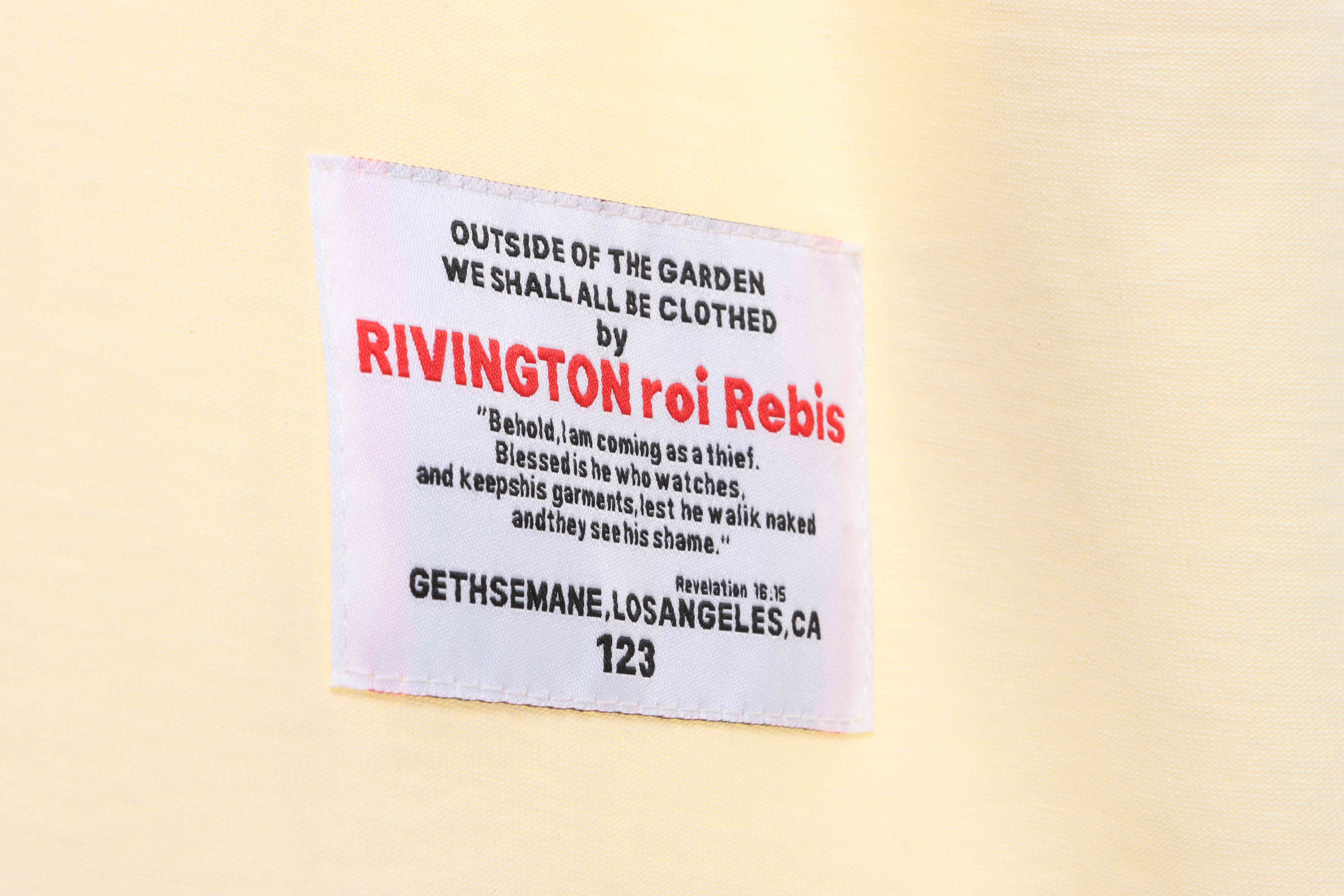 FOG co-signed RRR123 Jesus printed vest