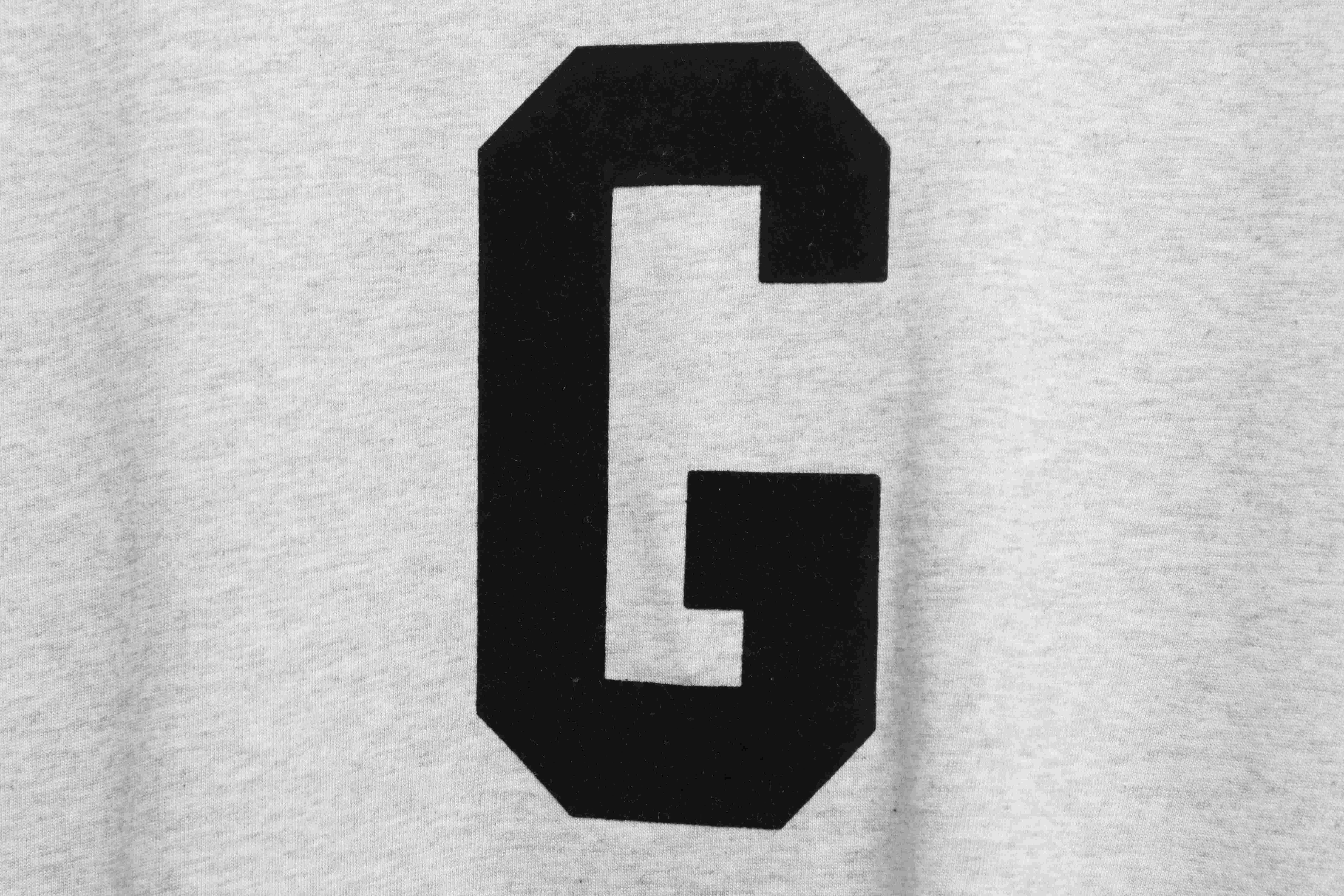 FEAR OF GOD season seven main line flocking big G letter short-sleeved T-shirt
