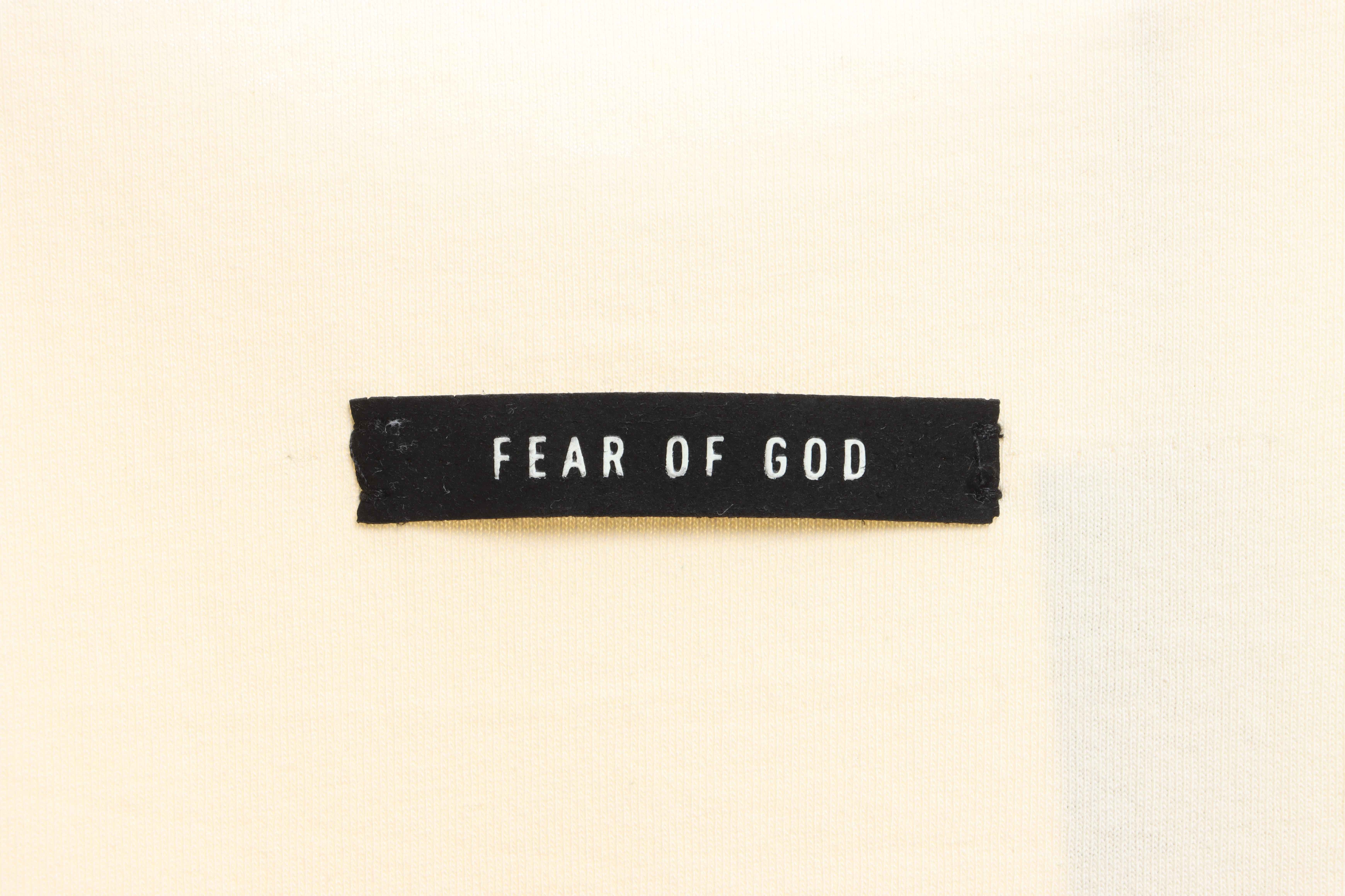 FOG season six main line FG letter short-sleeved T-shirt