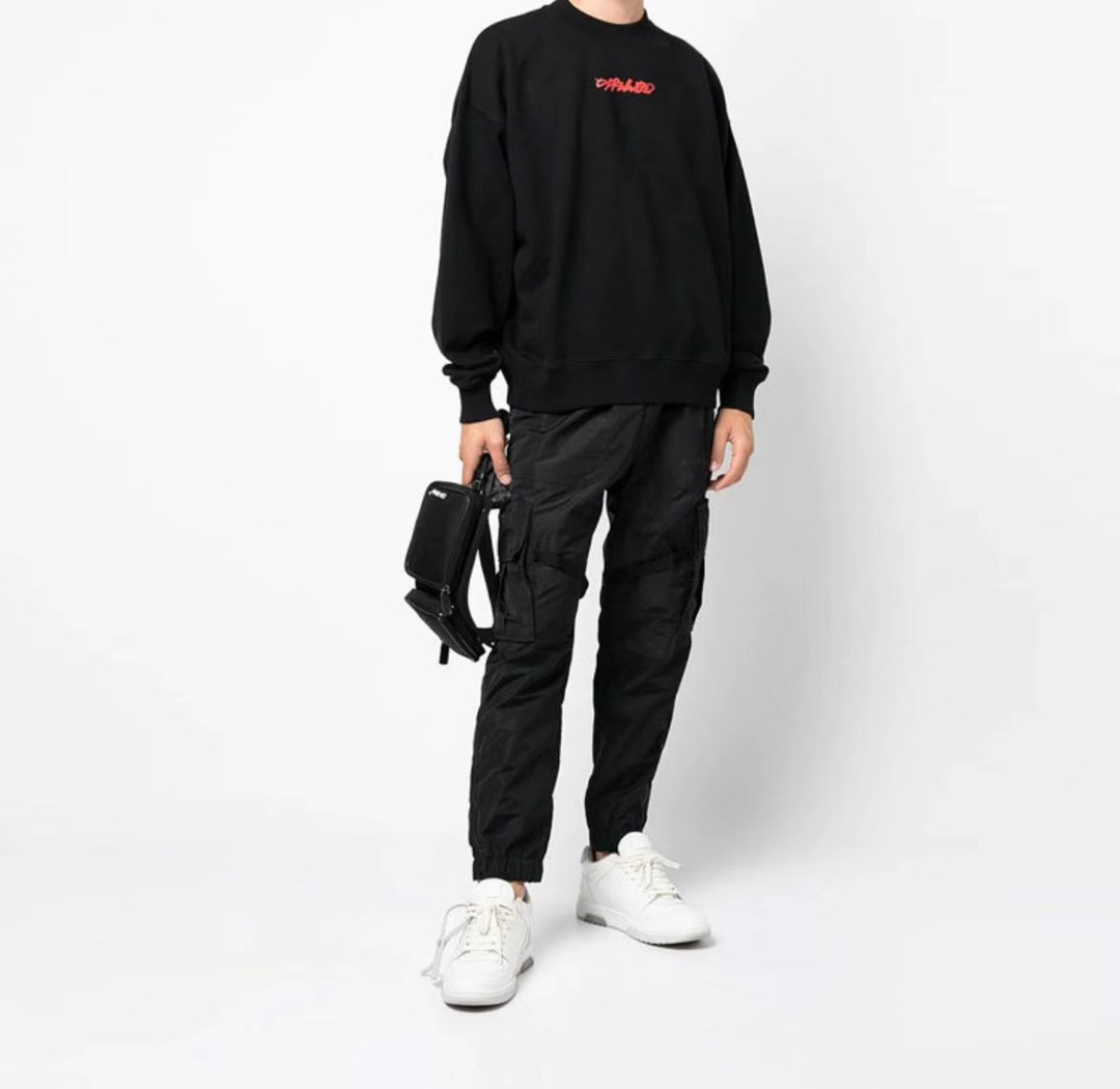 OFFWHITE (OW) environmental limited logo red arrow sweatshirt