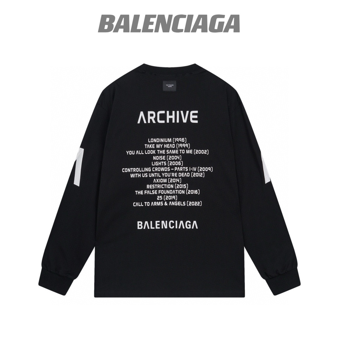 Balancig* X Apple Music Crewneck Hoodie 2024