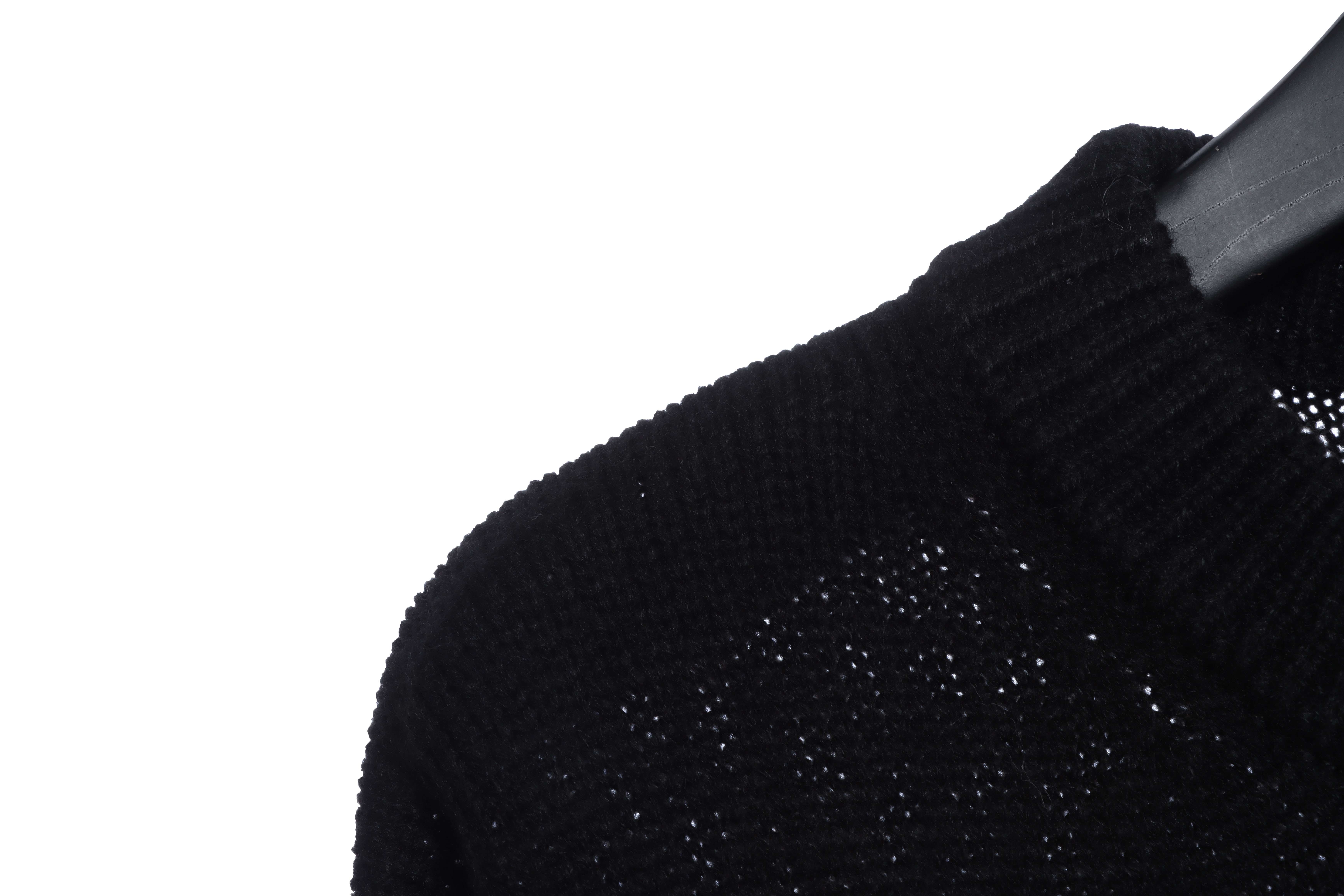 Saint Michael 22FW GIF Letter Destruction Crew Neck Sweater