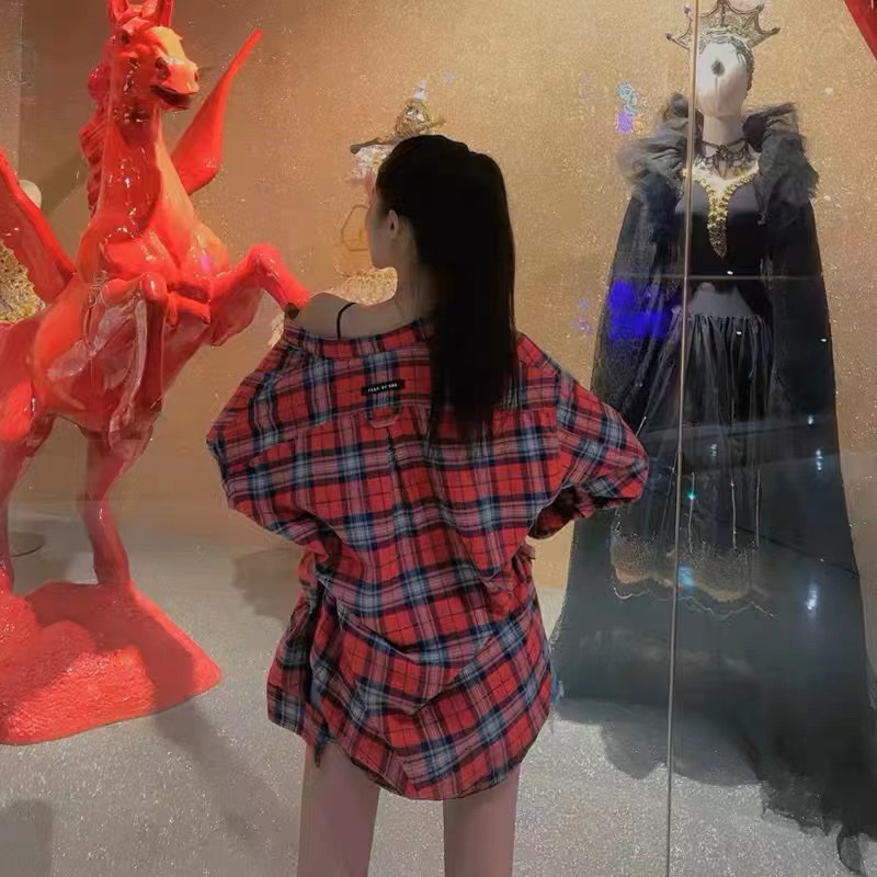 FOG Plaid Swallowtail Long Sleeve Shirt