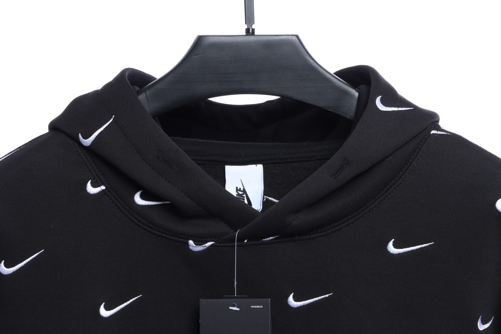 NK swoosh Nike full hook embroidery sports department hooded sweatshirt