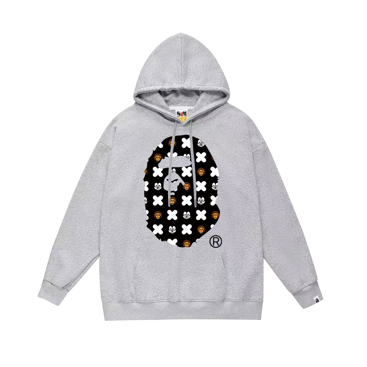BAPE Ape Head cartoon graphic print hoodie