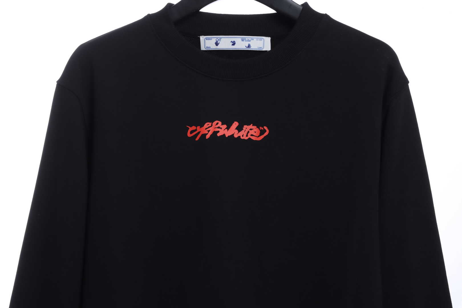 OFFWHITE (OW) environmental limited logo red arrow sweatshirt