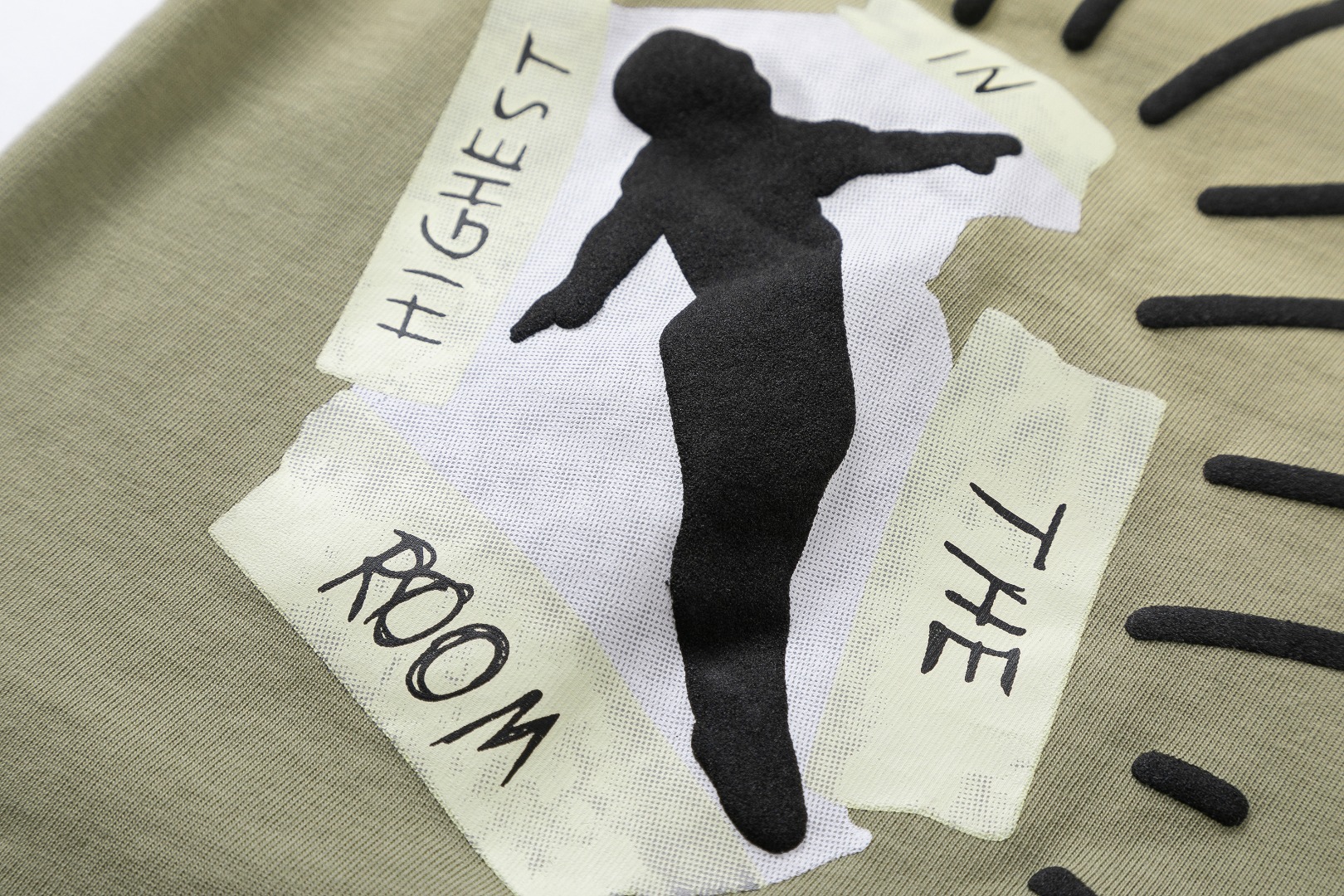 Travis Scott Retro washing to make old fixed dyeing letter printing short sleeves