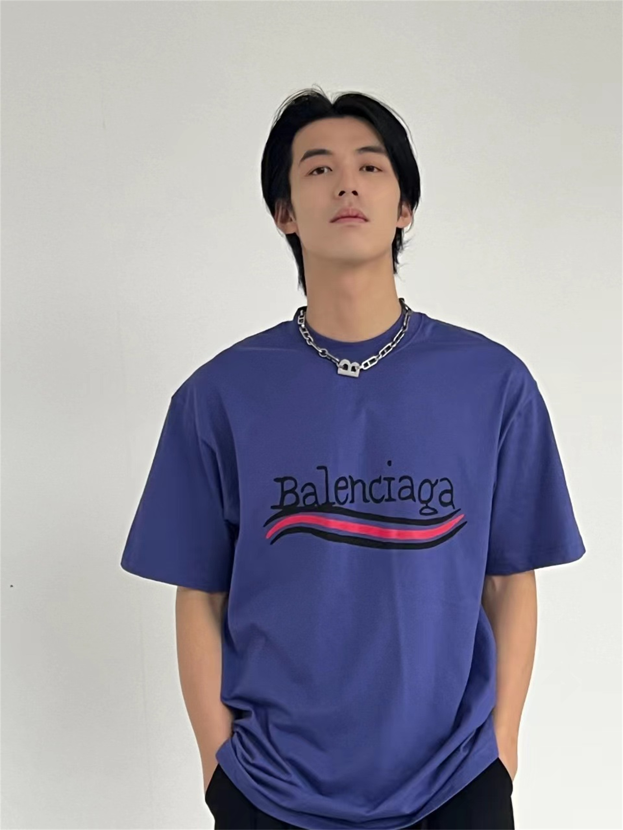 BLCG Front and rear coke graffiti print short sleeve t-shirt