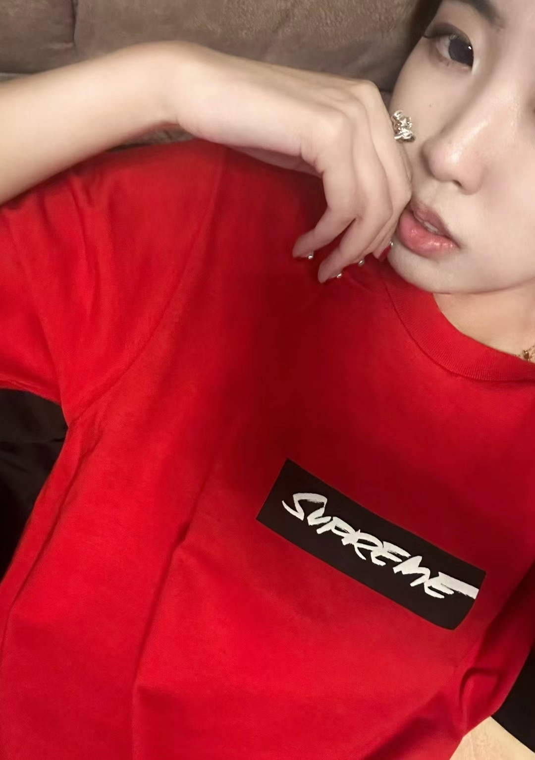 Suprem3 x Futura Box Logo Tee