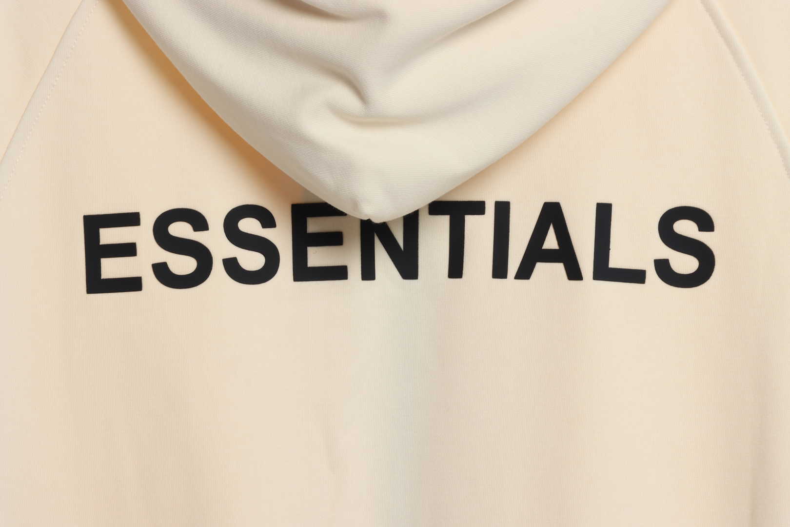 Double Line Back Silicone Lettering Zip Hoodie