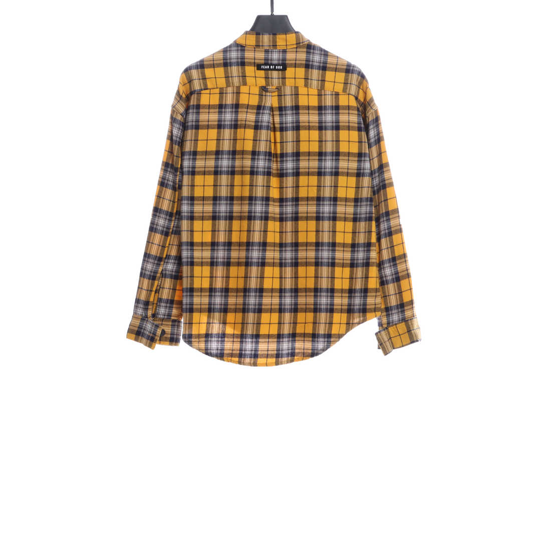 FOG Plaid Swallowtail Long Sleeve Shirt