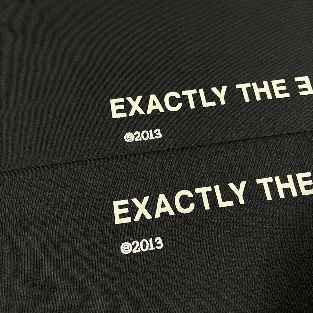 Ow reverse letter slogan short sleeves