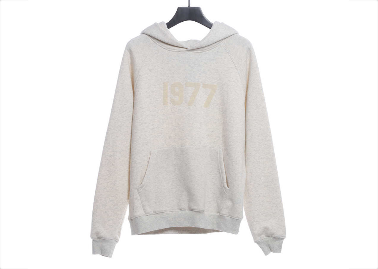Ess3nt1als F0G  1977 flocking fleece hoodie
