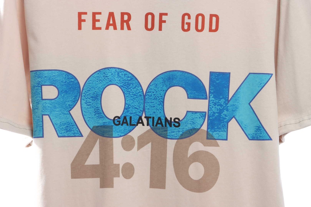 RRR123 co-signed FOG limited logo printing short sleeves