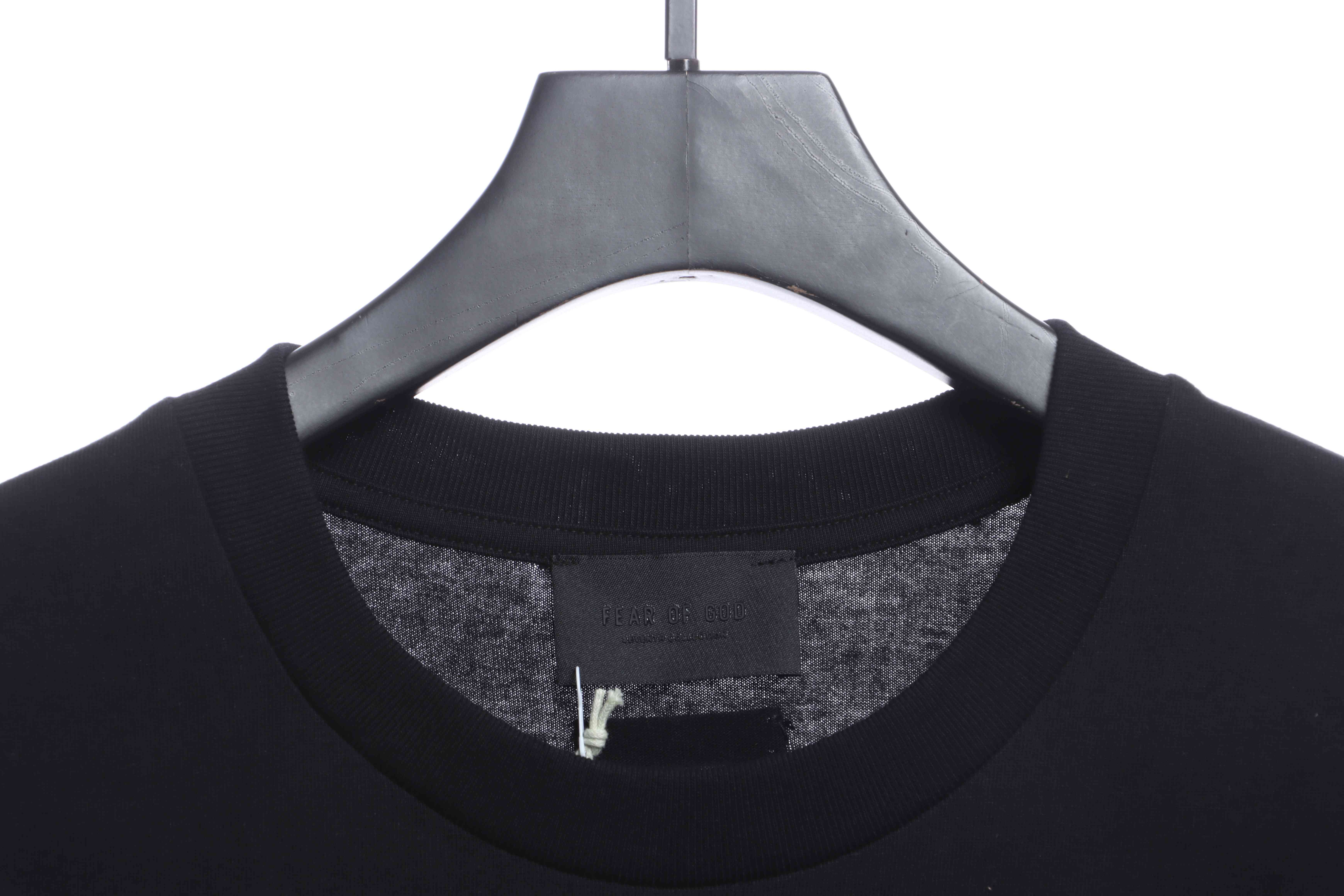 FEAR OF GOD season seven main line flocking big G letter short-sleeved T-shirt