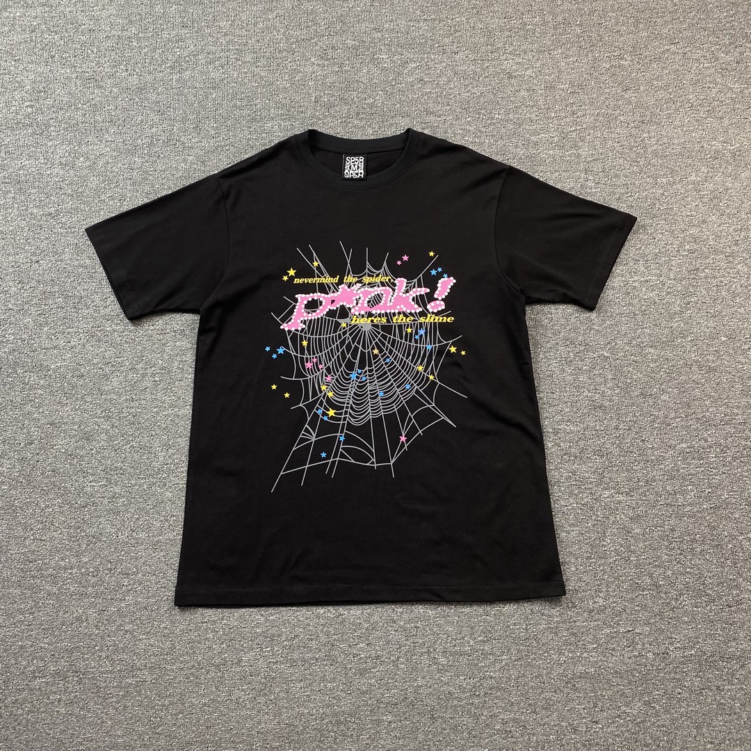 Sp5der 555555 Young Thug T-shirt   Pink