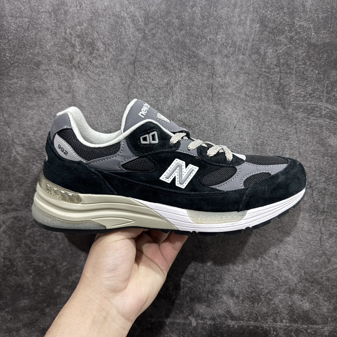 New Balance 992 MiUSA Black Grey U992BK