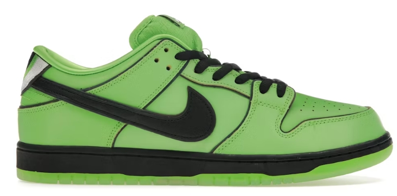 Nike SB Dunk Low The Powerpuff Girls Buttercup FZ8319-300