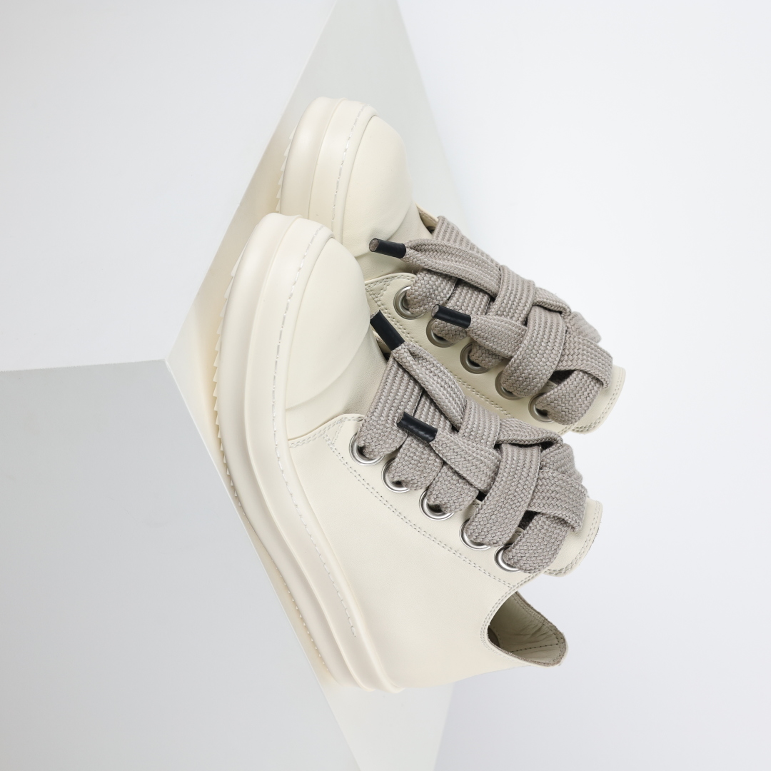 Rick Owens leather white