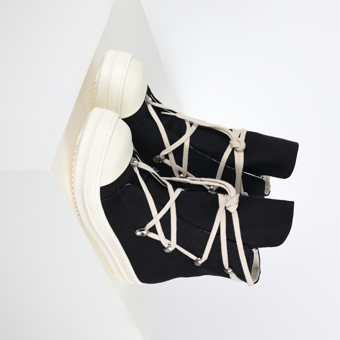Rick Owens High Black Canvas