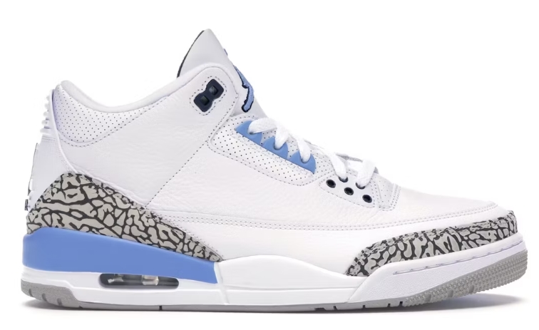 *Jordan 3 Retro UNC (2020) CT8532-104