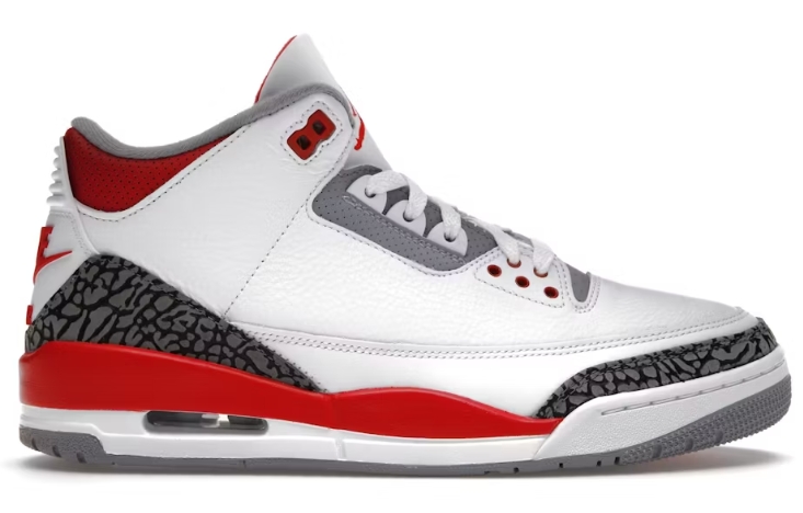Jordan 3 Retro Fire Red (2022) DN3707-160