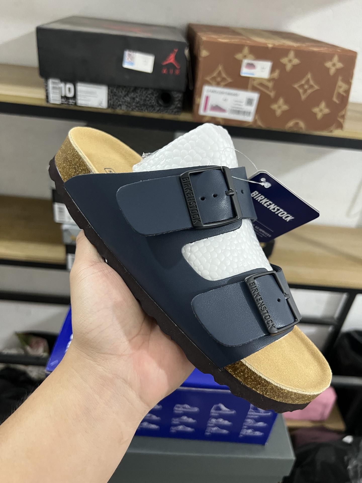 Birkenstock Arizona Oiled Leather - Elemental Blue