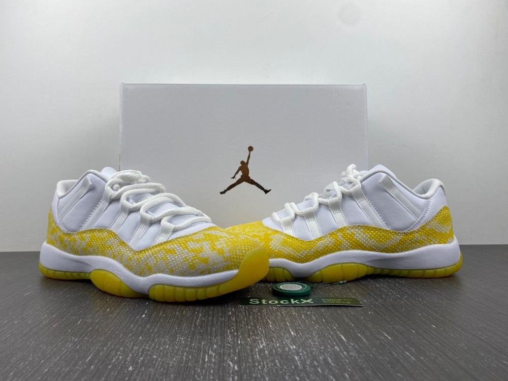 Air Jordan 11 Low WMNS “Yellow Snakeskin”AH7860-107