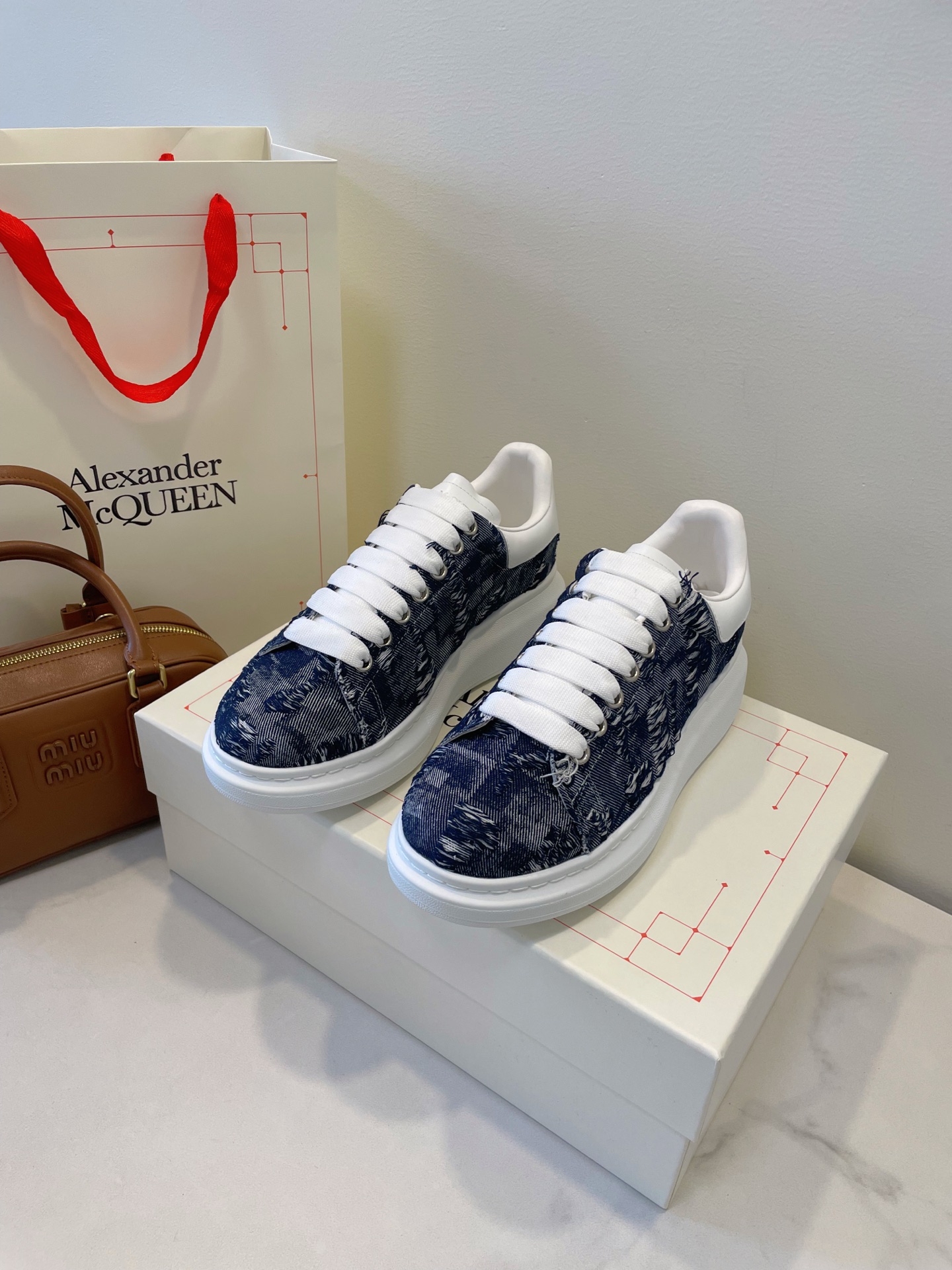 Alexander McQueen denim blue