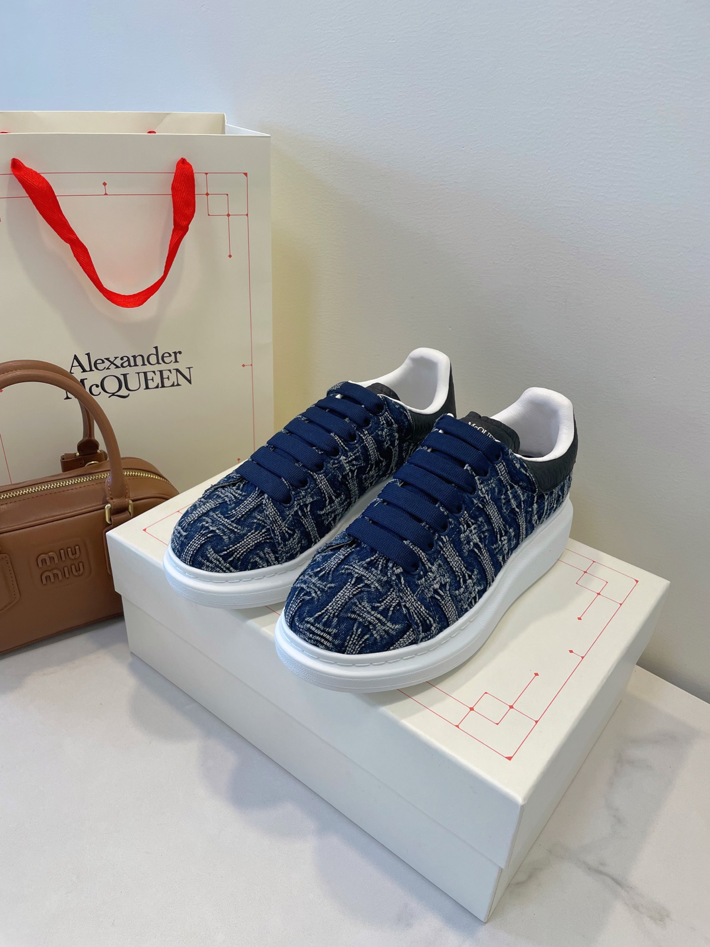 Alexander McQueen denim blue