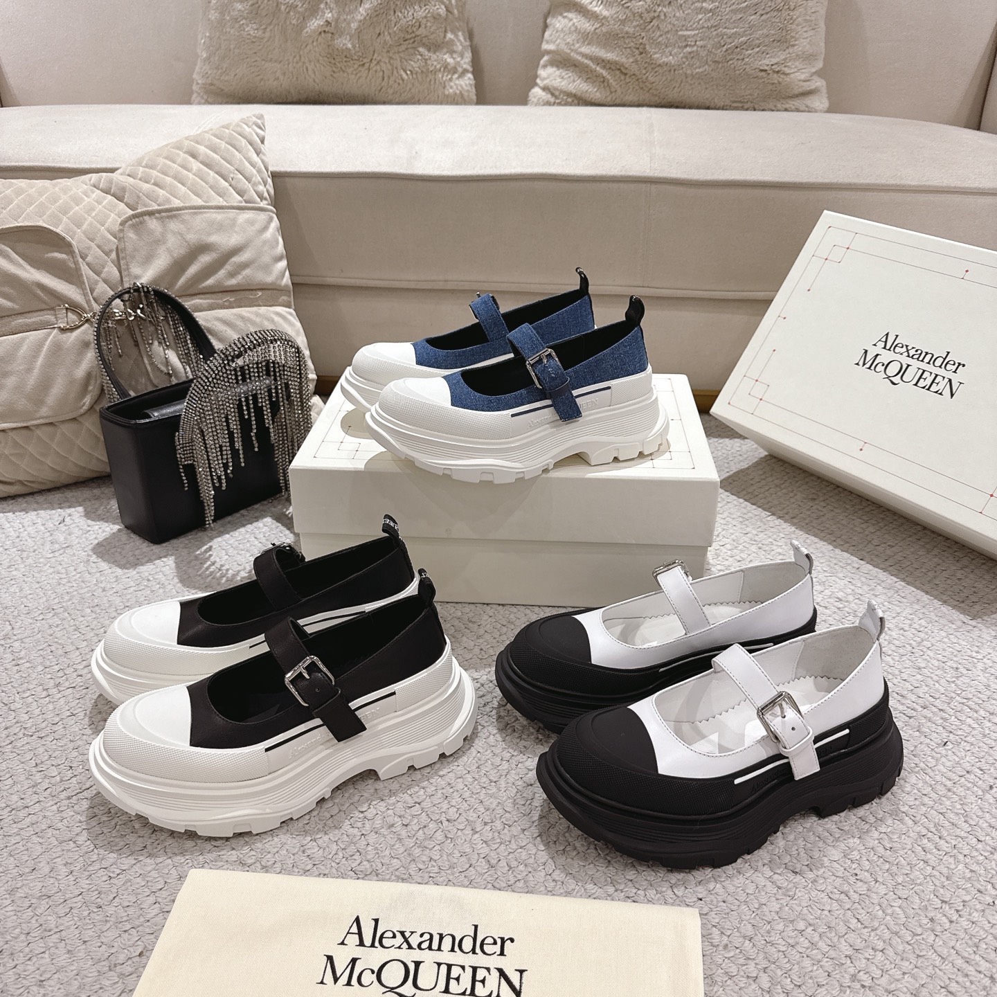 Alexander McQueen Tread Slick Mary Jane