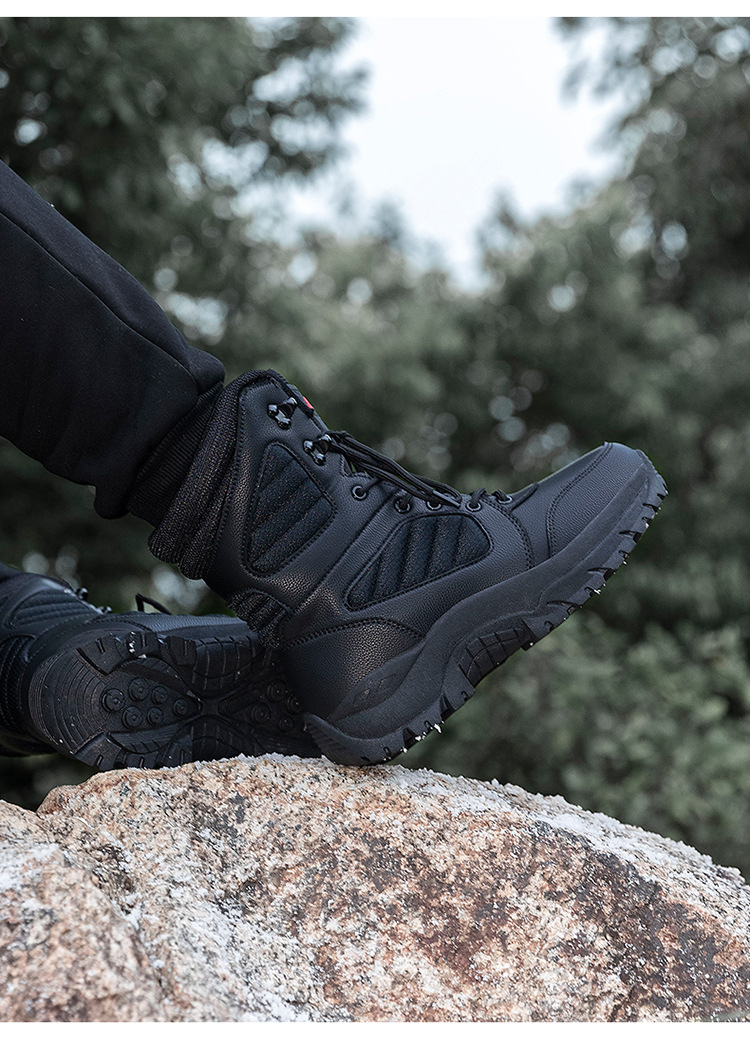 Winter outdoor tactical boots combat boots men's high boots hiking boots outdoor desert desert boots