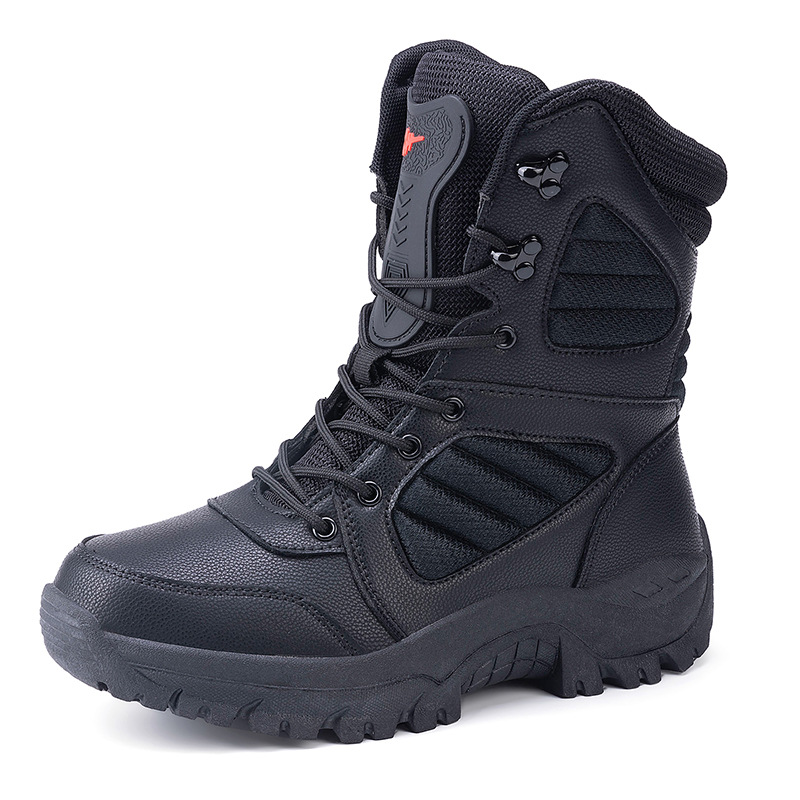 Winter outdoor tactical boots combat boots men's high boots hiking boots outdoor desert desert boots