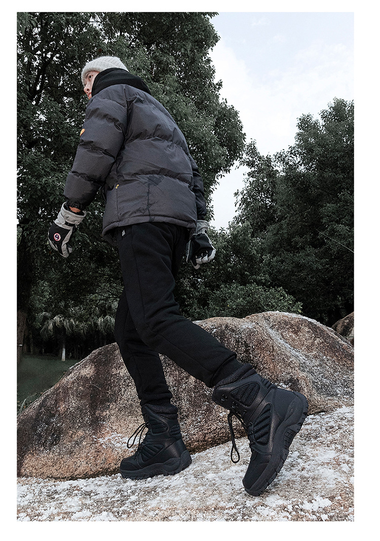 Winter outdoor tactical boots combat boots men's high boots hiking boots outdoor desert desert boots