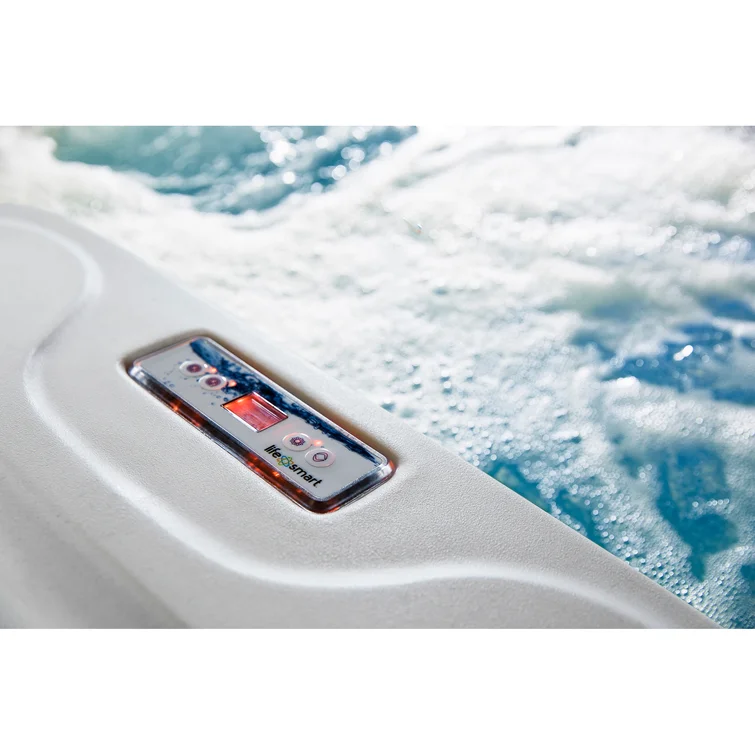 Lifesmart Spas 7 - Person 90 - Jet Square Hot Tub with Ozonator