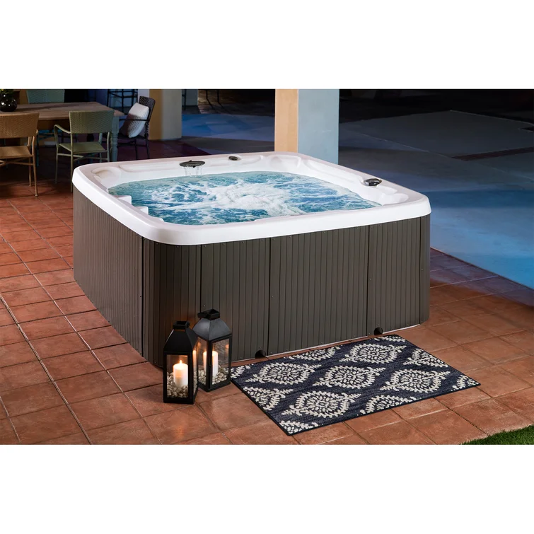 Lifesmart Spas 7 - Person 90 - Jet Square Hot Tub with Ozonator