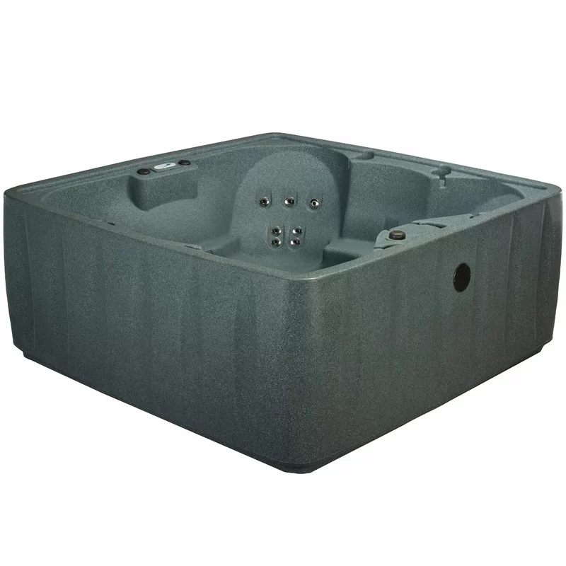 Aquarest Spas, Powered By Jacuzzi® Pumps 6 - Person 29 - Jet Square Plug And Play Hot Tub with Ozonator