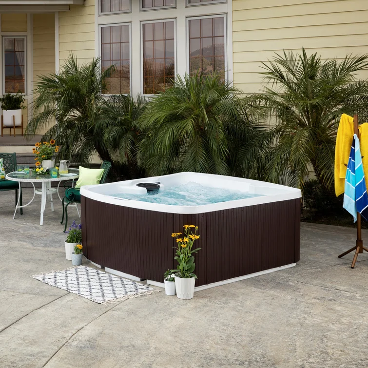 Lifesmart Spas Leganza 6 - Person 90 - Jet Rectangular Hot Tub with Ozonator