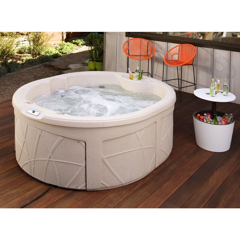 Lifesmart Spas 4 - Person 13 - Jet Oval Plug And Play Hot Tub