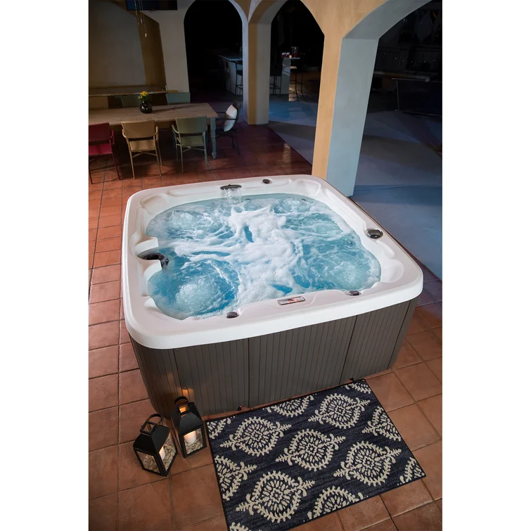Lifesmart Spas 7 - Person 90 - Jet Square Hot Tub with Ozonator