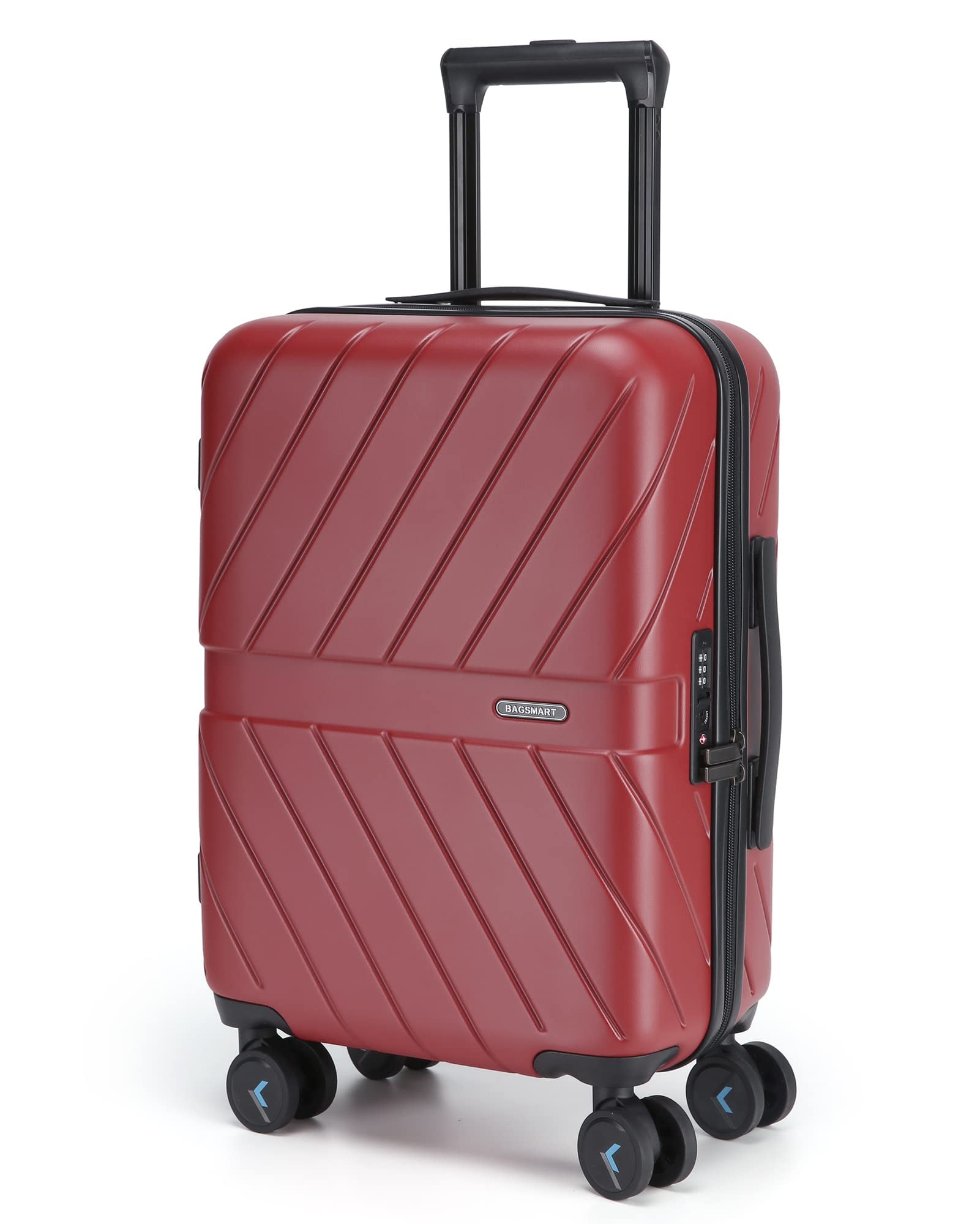 BAGSMART Hardside Carry On Luggage Suitcase, 22