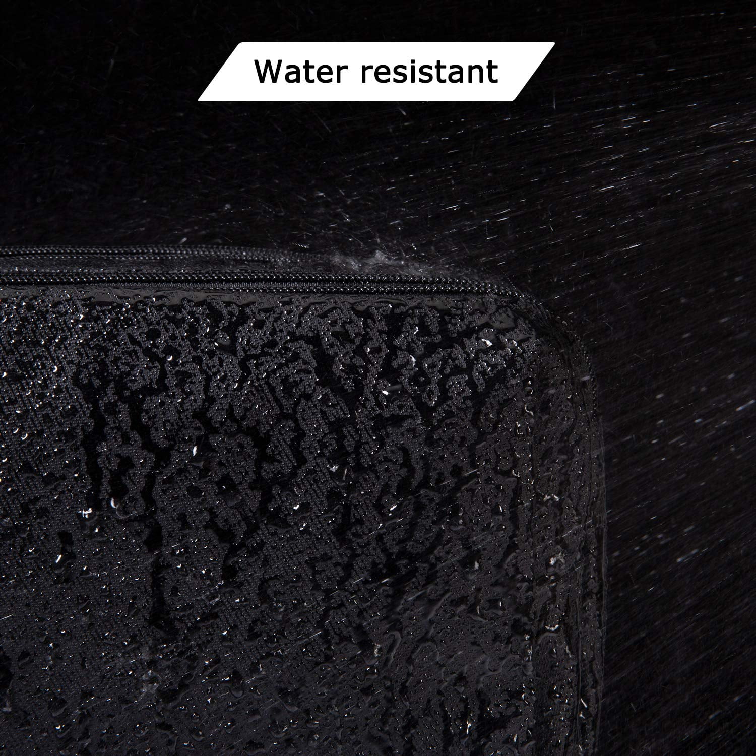 BAGSMART Travel Toiletry Bag for Men, Women Makeup Cosmetic Bag Water-resistant Organizer Shaving Bag for Toiletries Accessories, Large Size, Black